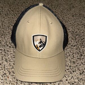 Kuhl Two-Tone Mesh Back Cap in Khaki and Black